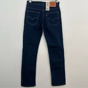 Levi's 511 Slim fit Blue Jeans boys size 16 Regular (28X28) dark wash stretch